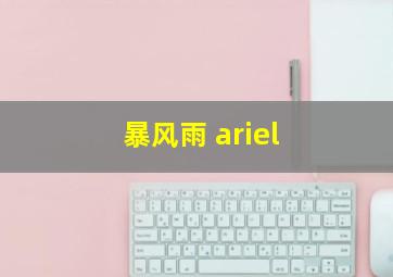 暴风雨 ariel